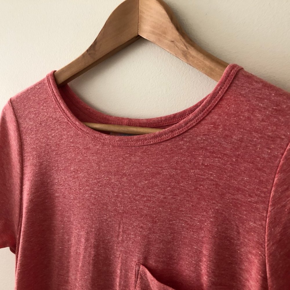 LuLaRoe Carly Dress - Heathered Red - XS